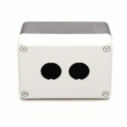 Kontrolna kutija PY2BOS, 2 otvora f22mm, crno-siva IP65 Emas