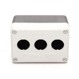 Kontrolna kutija PY3BOS, 3 otvora f22mm, crno-siva IP65 Emas