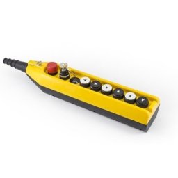 Tastatura za kranove PV9E30B444AC20,6 tastera+prekidač+sve stop,dupla brzina,4A 250Vac IP65 Emas