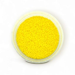 Dekorativne perlice - ŽUTE 100g