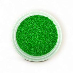 Dekorativne perlice - ZELENE 100g