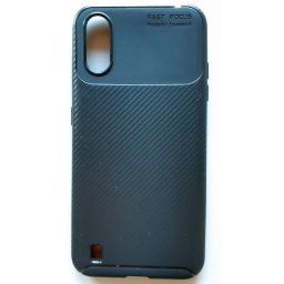 TPU Maska CARBON Samsung SM-A015F, Galaxy A01 2020 (5.7") crna