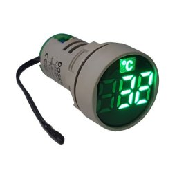 LED termometar AD22-22TM zeleni