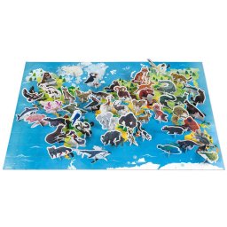 3D kartonske edukativne puzzle - Ugrožene životinjice