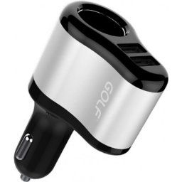 Auto punjač 2USB + utičnica GOLF GF-C14 ( 00G125 )