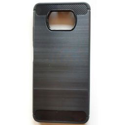 TPU maska BRUSHED za Xiaomi Poco X3 2020 (6.67") crna