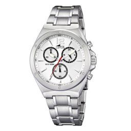 Muški lotus crni chrono beli sportski ručni sat ( 10118/1 )