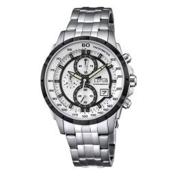 Muški lotus chrono beli sportski ručni sat sa brzinometrom ( 10130/3 )