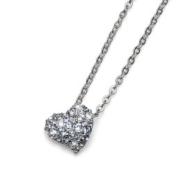 Ženski oliver weber darling crystal lančić sa swarovski belim kristalnim priveskom ( 11388 )