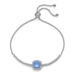 Ženska oliver weber precioso ocean delite narukvica sa swarovski plavim kristalom ( 32253r.143 )