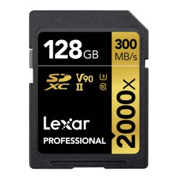 Lexar SDXC 128GB Professional 300MB/s 2000x UHS-II