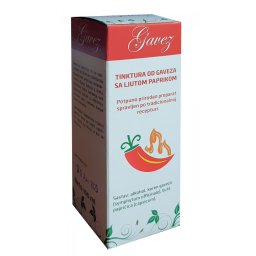 GAVEZ Tinktura od gaveza sa ljutom paprikom 100ml