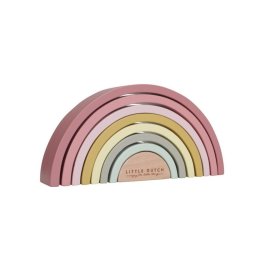 Drvena slagalica duga pink - Little Dutch