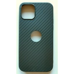 TPU maska CARBON 0.3 mm iPhone 12 2020, iPhone 12 Pro 2020 (6.1") crna