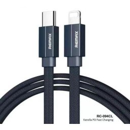 Kabl Type C na iPhone LIGHTNING, REMAX RC-094CL KEROLLA SERIES 18W (punjenje i prenos podataka)