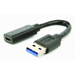USB 3.1 na Type-C ženski adapter kabl, Gembird A-USB3-AMCF-01, 10 cm, crni