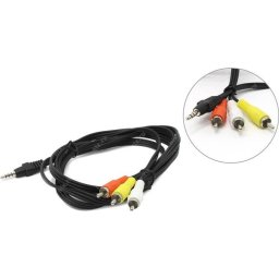 Kabl kamkorder, kabl video kamera 3,5mm 4 kontakta na 3xRCA, Gembird CCA-4P2R-2M
