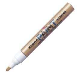 Paint marker Zebra Gold/Gold 51027 / 4901681510276