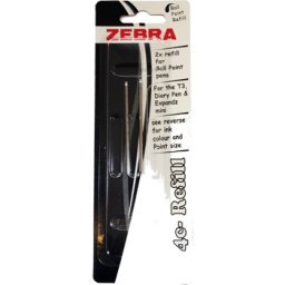 Refill Zebra Telescopic Stylus 0,7 Blue 2/pak 02484
