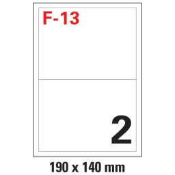Etikete ILK 190x140mm pk100L Fornax F-13