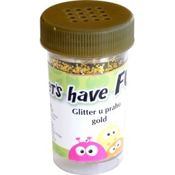 Glitter u prahu 1/1 Fun Range zlatna