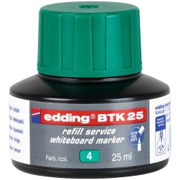 Refil za marker za belu tablu BTK 25, 25ml Edding zelena