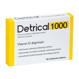 DETRICAL VITAMIN D 1000IJ