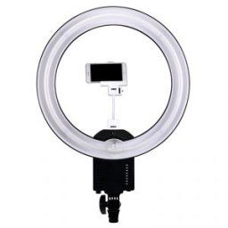 NG-65C Ring fluorescent light sa ogledalom i držačem telefona