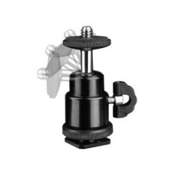 360 Swivel 1/4" Screw Mini Ball Head Mount Stand Camera Tripod Monopod Ballhead