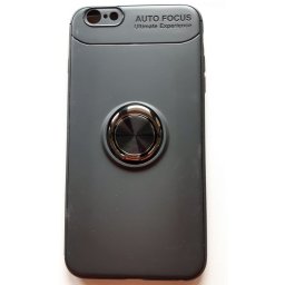 TPU Magnet RING maska za iPhone 6 plus (5.5") crna