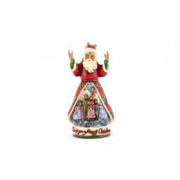 Jim Shore Wish You Merry Xmas Santa Hanging Ornament Figure ( 031716 )