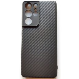 TPU maska Carbon 0.3mm za SAMSUNG SM-G998F, Galaxy S21 Ultra 2021 (6.8") crna