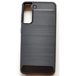 TPU maska BRUSHED za SAMSUNG SM-G991F, Galaxy S21 2021 (6.2") crna