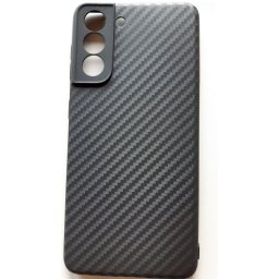 TPU maska Carbon 0.3mm za SM-G991F, Galaxy S21 2021 (6.2") crna