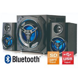 Microlab T11 Aktivni drveni zvucnici 2.1 42WRMS(26W, 2x8W) SD, USB, Bluetooth, 3.5m RGB light