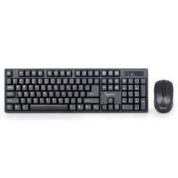 KBS-W-01 Gembird 2.4 GHz Slim Bezicni mis + tastatura US layout black