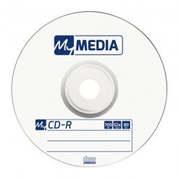 10 Black Bottom Vinyl look CD-R White Printable Blank discs CD R 52x 700MB  MR226