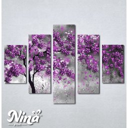Slike na platnu Drvo ljubicastolišće Nina297_5
