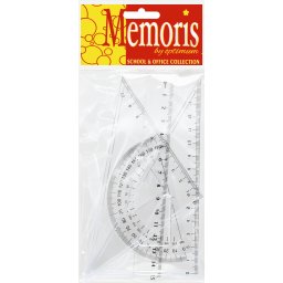 GEOMETRUJSKI SET MALI Memoris 1/4 15CM *sr