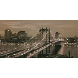 Njujork skyline, uramljena slika 50 x 100 cm