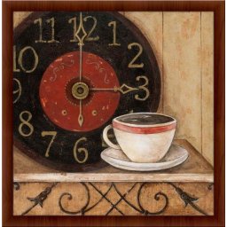 Kafe pauza, uramljena slika 30x30cm