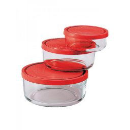 Bormioli set staklenih posuda Gelo 3/1 226017