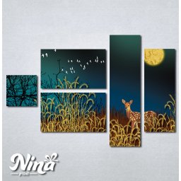Slike na platnu Lane u šumi Nina301_5