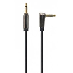 Audio kabl produžni pod uglom 3,5mm muški RJA na 3,5mm muški RJA, dužina 1 m, Gembird CCAP-444L-6