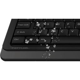 Žična USB tastatura USB A4tech A4-FK10 GREY Fstyler, sleek Multimedia comfort tastatura, FN funkcije, vodootporna, YU-LAYOUT