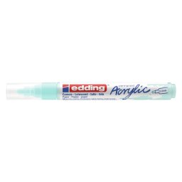 Akrilni marker E-5100 medium 2-3mm obli vrh Edding svetlo plava