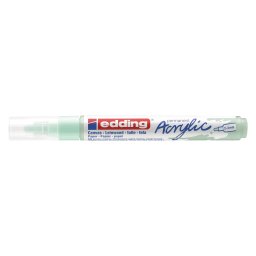 Akrilni marker E-5100 medium 2-3mm obli vrh Edding mramorno zelena