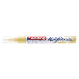 Akrilni marker E-5100 medium 2-3mm obli vrh Edding nežno žuta