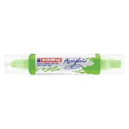 Akrilni marker E-5400 double-liner sa dva vrha Edding limun zelena