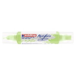 Akrilni marker E-5400 double-liner sa dva vrha Edding pastelno zelena